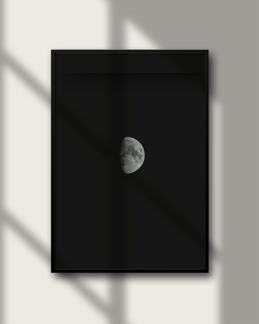 Moon Hamburg – Wandbild Mond Nachtfotografie, majestätischer Vollmond im Nachthimmel, Fine Art Print Salehi Industries
