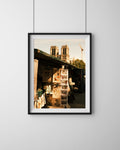 Notre Dame Paris – Fine Art Print von Luca Darius Salehi, goldenes Nachmittagslicht Notre-Dame Kathedrale, Wahrzeichen Paris Hahnemühle Pearl