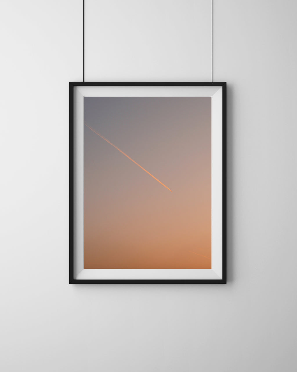 Sky Hamburg – Fine Art Print von Luca Darius Salehi, dramatischer Abendhimmel Wolken Hamburg, Hahnemühle Pearl Wandbild