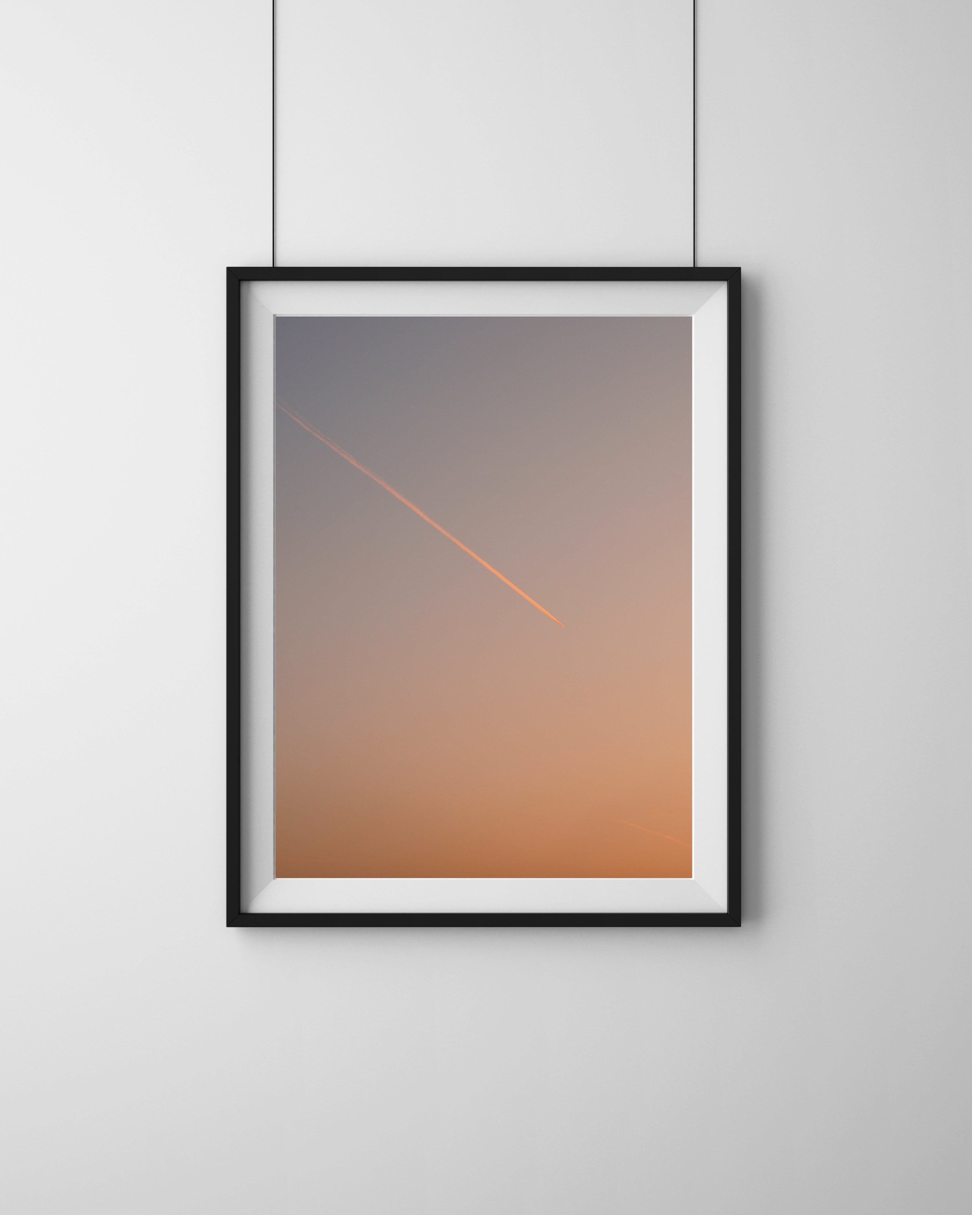 Sky Hamburg – Fine Art Print von Luca Darius Salehi, dramatischer Abendhimmel Wolken Hamburg, Hahnemühle Pearl Wandbild