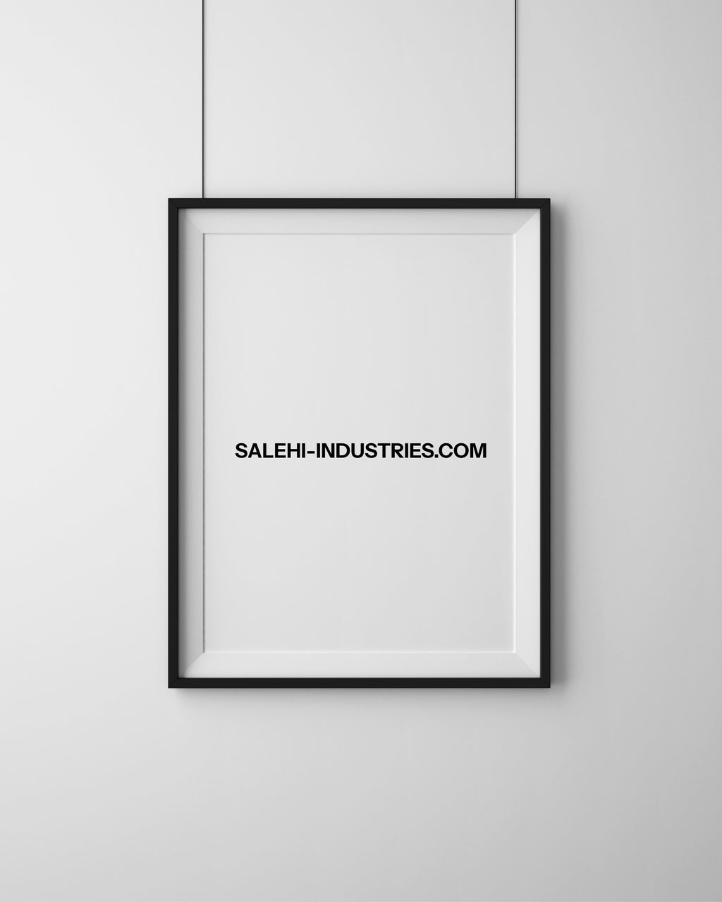 Gallery Frame Salehi Industries – präzisionsgefertigter Galerie-Bilderrahmen schwarz matt mit Anti-Reflex-Verglasung, passend für Fine Art Prints