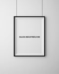 Gallery Frame Salehi Industries – präzisionsgefertigter Galerie-Bilderrahmen schwarz matt mit Anti-Reflex-Verglasung, passend für Fine Art Prints