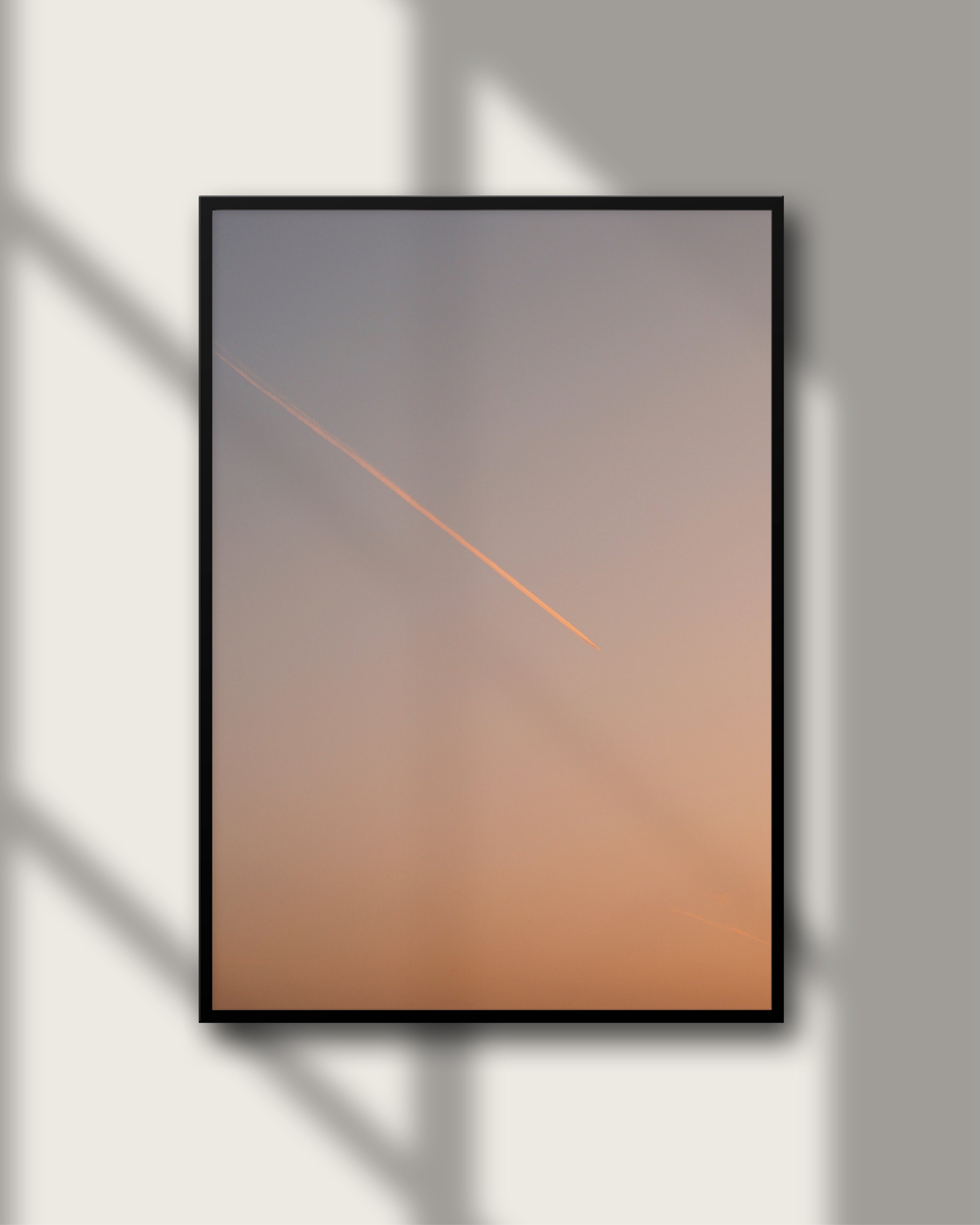 Sky Hamburg – Wandbild Himmel Wolken Hamburg Abendlicht, atemberaubende Lichtstimmung, Fine Art Print Salehi Industries